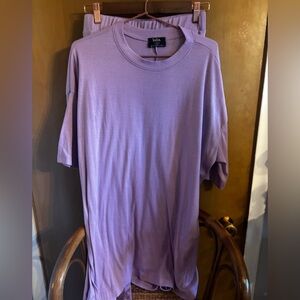 Dressed in LALA Lavender Short Sleeve Tee and Pants Set